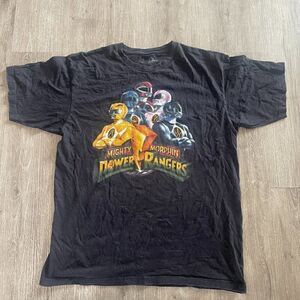 Vintage Mighty Morphin Power Rangers Tee Shirt Size L
